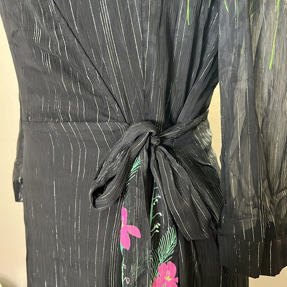 Anthropologie Laia Chiffon Wrap Dress - Picture 3 of 6